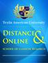 Distance. Online. school of clinical research