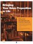 Bringing Your Value Proposition to Life