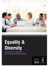Equality & Diversity. A good practice guide from The Chartered Insurance Institute
