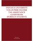 INDIANA UNIVERSITY VOLUNTEER INCOME TAX ASSISTANCE GUIDE BOOK (FOREIGN STUDENT)