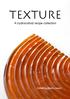 TEXTURE. A hydrocolloid recipe collection. Edited by Martin Lersch