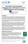 ISO 14001 Environmental Management Certification for AXA PPP healthcare via e-learning