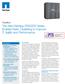 Datasheet The New NetApp FAS3200 Series Enables Flash, Clustering to Improve IT Agility and Performance