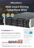 CyberStore WSS. Multi Award Winning. Broadberry. CyberStore WSS. Windows Storage Server 2012 Appliances. Powering these organisations