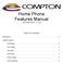 Home Phone Features Manual Last Update: March 12, 2010