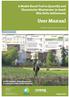 User Manual. A Model-Based Tool to Quantify and Characterise Wastewater in Small Nile Delta Settlements. Philippe Reymond & Colin Demars