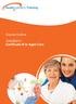 Course Outline. CHC30212 Certificate III in Aged Care. CHC30212 - Certificate III in Aged Care