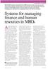 Systems for managing finance and human resources in MROs Any airline organisation needs to