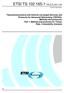ETSI TS 102 165-1 V4.2.3 (2011-03) Technical Specification