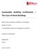 Sustainable Building Certification The Case of Hotel Buildings