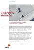 Tax Policy Bulletin. OECD initiative on Base Erosion and Profit Shifting (BEPS)