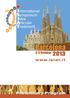 Barcelona 3-5 october. International Symposium Intra Articular Treatment. Barcelona. 3-5 October. w w w. i s i a t. i t