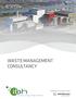 WASTE MANAGEMENT CONSULTANCY