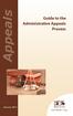 Appeals. Guide to the Administrative Appeals Process. January 2014 mainepers.org