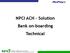 NPCI ACH Solution Bank on-boarding Technical