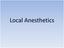 developed in the 1930 s Amides had a faster onset and a longer half life so they lasted longer Amides quickly ikl replaced esters In dentistry today,