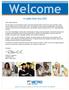 Welcome. A Letter from the CEO
