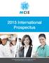 2015 International Prospectus