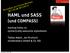 HAML und SASS. (und COMPASS) markup haiku vs. syntactically awesome stylesheets. Tobias Adam, Jan Krutisch mindmatters GmbH & Co.