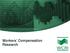 Workers Compensation Research