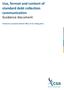 Use, format and content of standard debt collection communication Guidance document. Produced in association with the Office of Fair Trading (OFT)