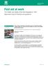 First aid at work. The Health and Safety (First-Aid) Regulations 1981. Approved Code of Practice and guidance. HSE Books