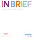 IN BRIEF. A simple guide to debt solutions TACKLING DEBT MONEY ADVICE LIFESTYLE BUDGETING