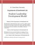 Student Leadership Development Model