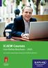 ICAEW Courses Live Online Brochure 2015. For students progressing through full ICAEW qualification