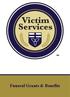 Victim Services Funeral Grants & Benefits