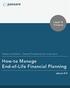 How-to Manage End-of-Life Financial Planning