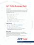 ACT Profile Scavenger Hunt