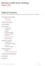 Table of contents Note: This document is just a sample of a credit policy review document with only the sections in red displayed.