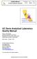 UC Davis Analytical Laboratory Quality Manual