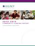 2012-2013 2012-2013. Community Funding Report. creating pathways to good health
