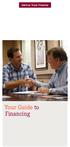 Your Guide to Financing