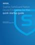 Sophos SafeGuard Native Device Encryption for Mac quick startup guide. Product version: 7