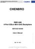 CHENBRO. RM31408 4-Port 6Gb/s Mini-SAS Backplane 80H10331404A0. User s Manual. Sep / 30 / 2010