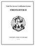 Utah Fire Service Certification System FIREFIGHTER II