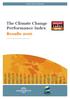 The Climate Change Performance Index Results 2016