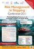 Risk Management in Shipping Conference 2011