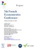 7th French Econometrics Conference