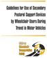 Guidelines for Use of Secondary Postural Support Devices by Wheelchair Users During Travel in Motor Vehicles