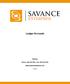 Ledger Accounts. Savance. Phone: 248-478-2555 Fax: 248-478-3270. www.savanceenterprise.com