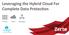 Leveraging the Hybrid Cloud For Complete Data Protec:on. Private Public Managed
