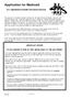 Application for Medicaid