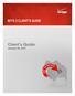 Client s Guide January 30, 2015