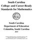 South Carolina College- and Career-Ready Standards for Mathematics