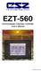 EZT-560 Environmental Chamber Controller User s Manual