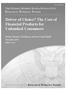 Driver of Choice? The Cost of Financial Products for Unbanked Consumers. Fumiko Hayashi, Josh Hanson, and Jesse Leigh Maniff November 2015 RWP 15-15